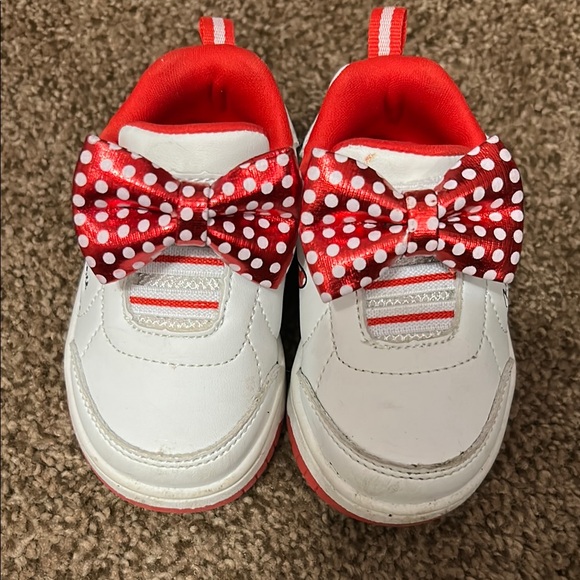 Disney Other - Disney Red and White Polka Dot Sneakers